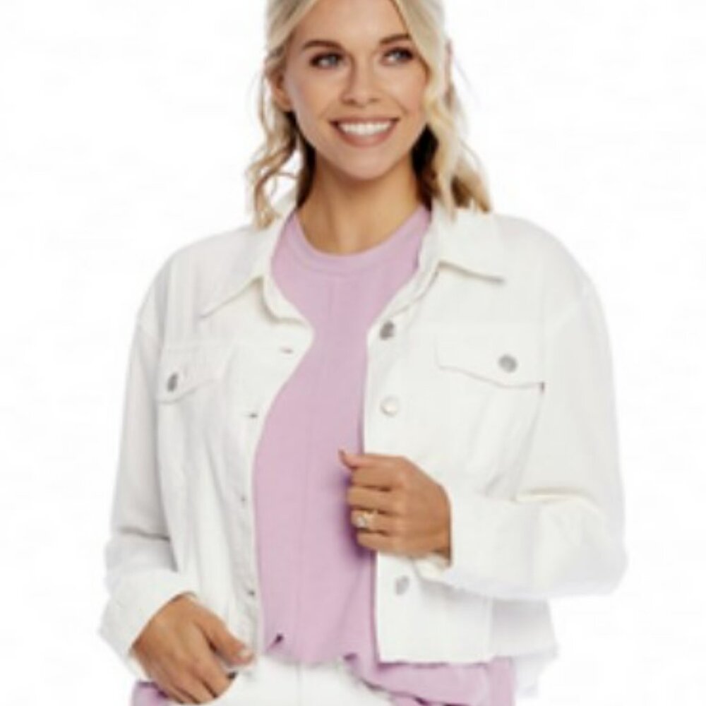 Mud Pie Preston White Jacket NWT Size M